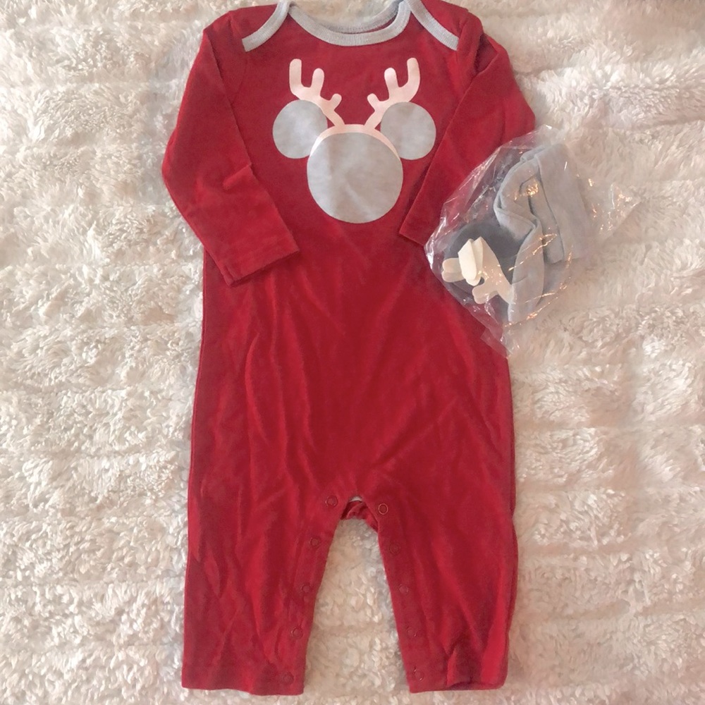 Disney Baby Christmas Mickey Mouse Jumper